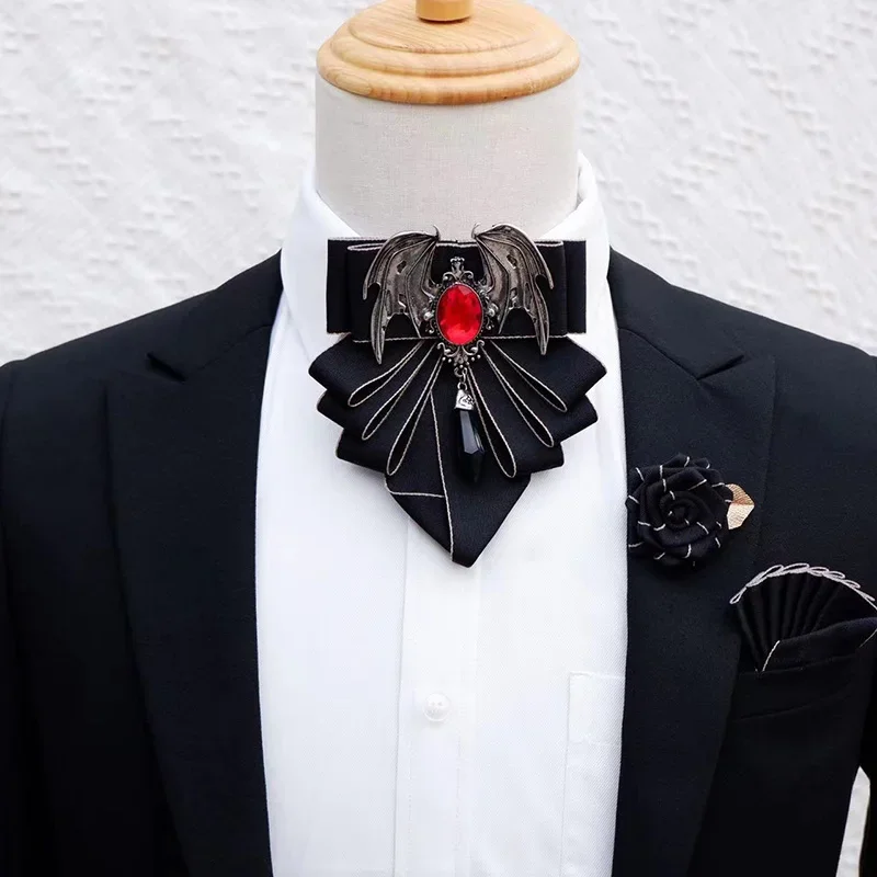 Korean Men Formal Wear - Dây Thắt Nơ Trâm Cài Áo