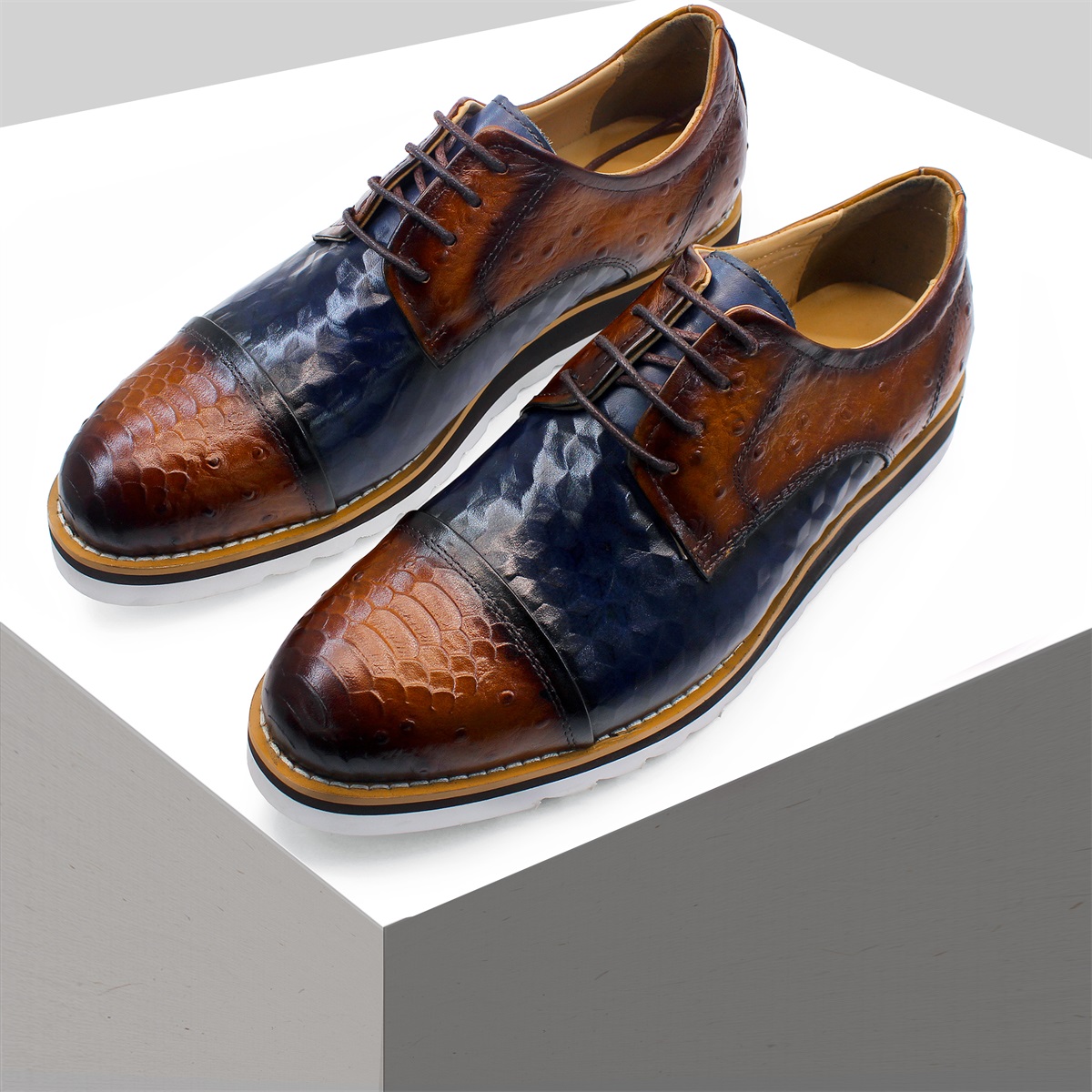 Luxury Men's Genuine Leather D - đánh giá và giá Men Formal Wear With Sneakers