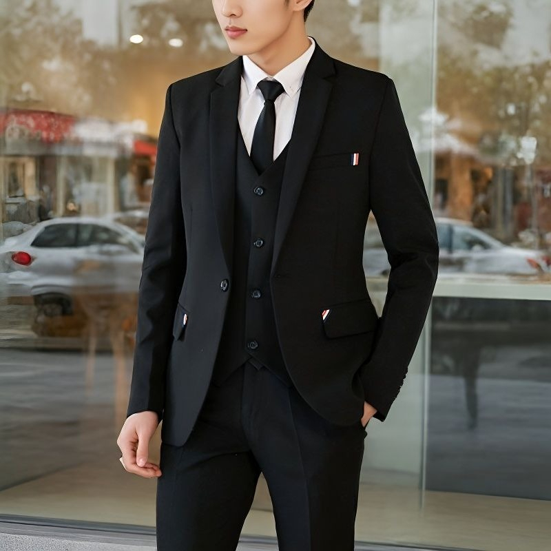 Men's 2 Piece Slim Fit Suit Ko - đánh giá và giá Korean Men Formal Wear