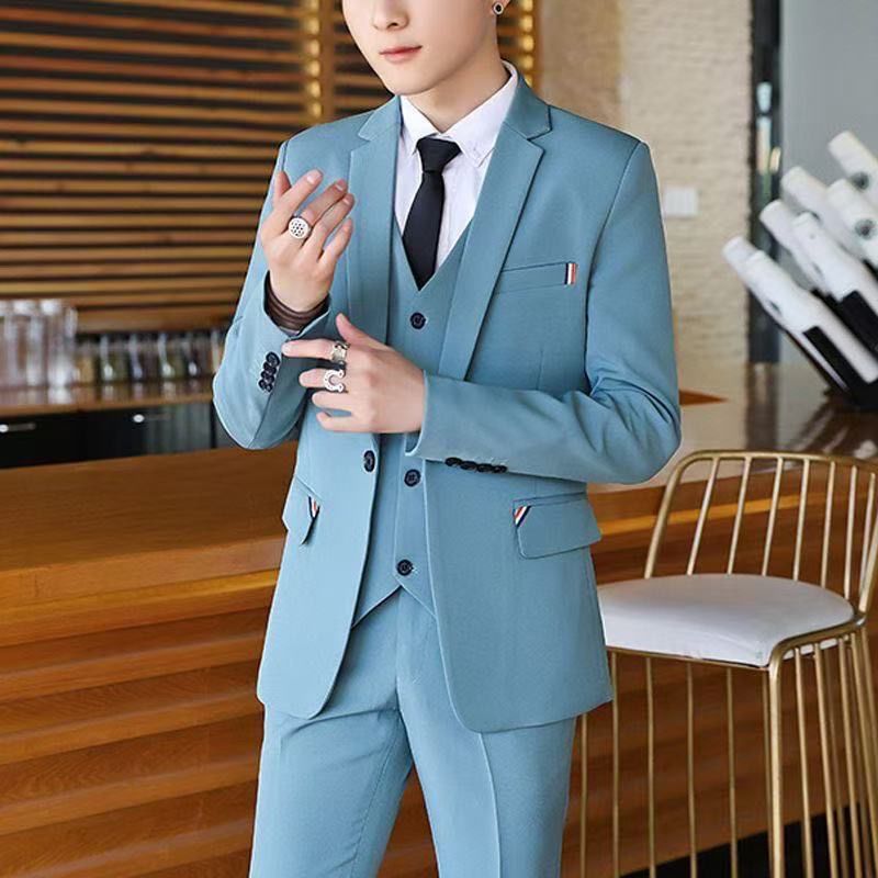 Men's 2 Piece Slim Fit Suit Ko - đánh giá và giá Korean Men Formal Wear