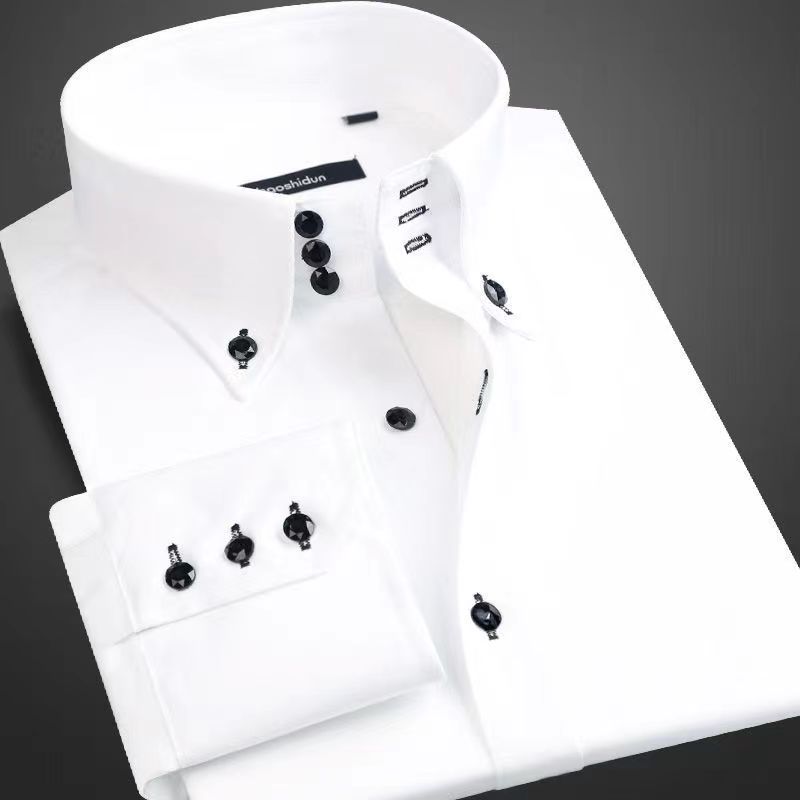 Dress Shirt for Men Button-dow - đánh giá và giá Korean Men Formal Wear