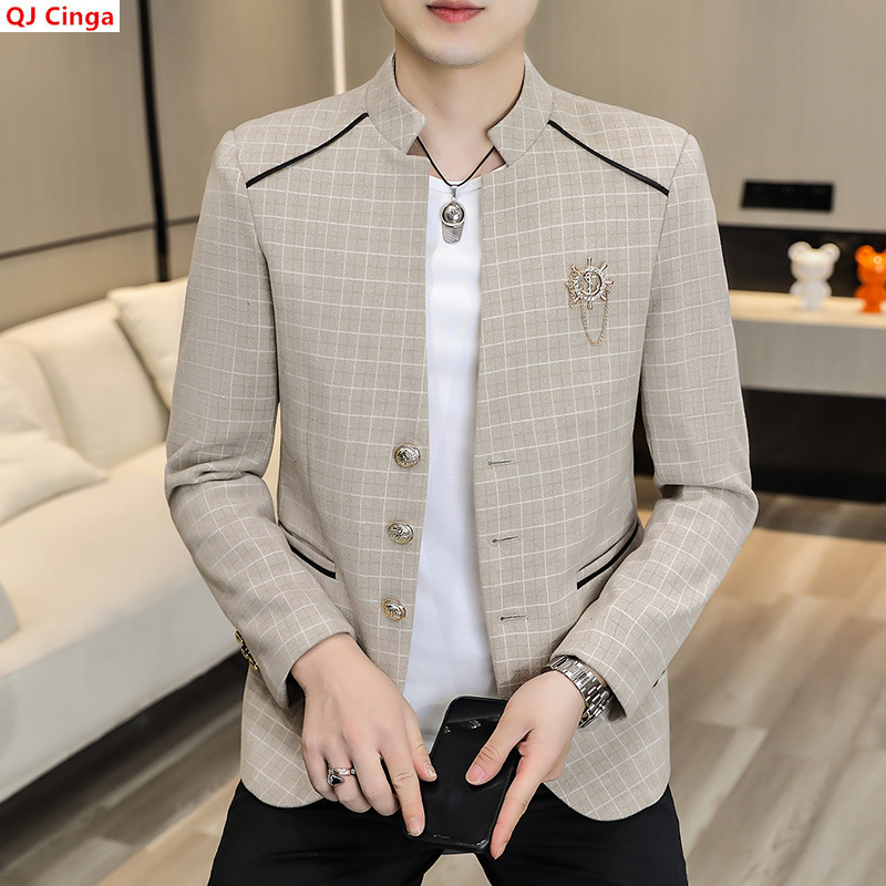 Chinese-style Men's Long-sleev - đánh giá và giá Asian Men Formal Wear