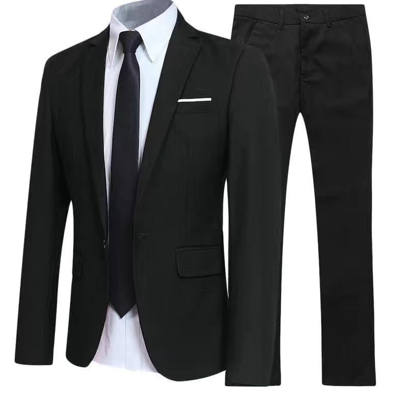 Men's Tee-Piece Suit Slim Fit  - đánh giá và giá Korean Men Formal Wear