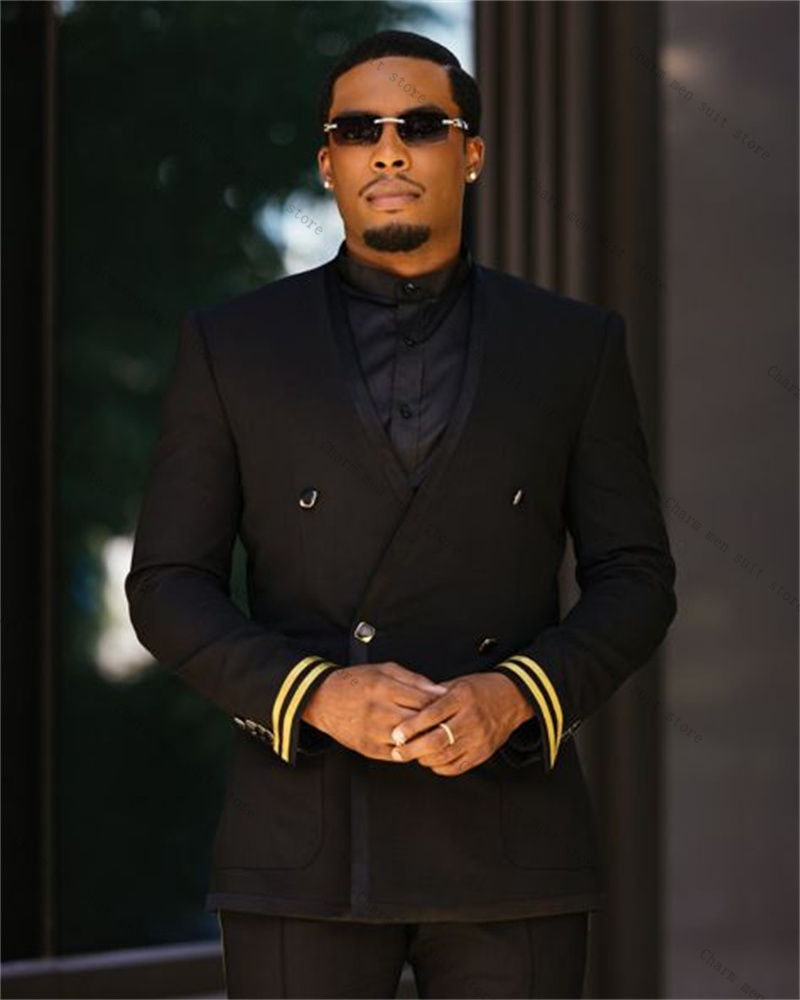 Black Men Suit Set 2 Piece Bla - đánh giá và giá Formal Wear For Men Yellow