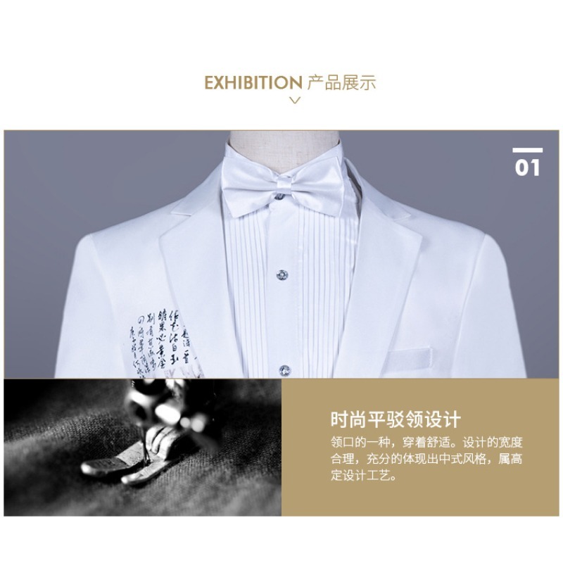 Men's Asian Size White Chinese - đánh giá và giá Asian Men Formal Wear