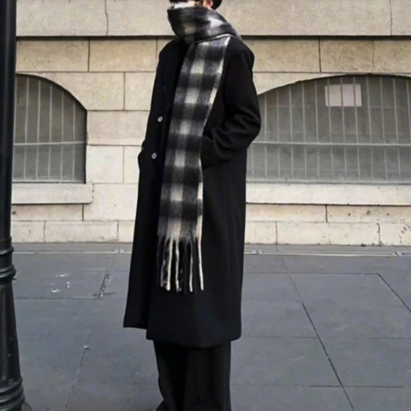 Korean Inspired Men's Wool Ove - đánh giá và giá Korean Men Formal Wear