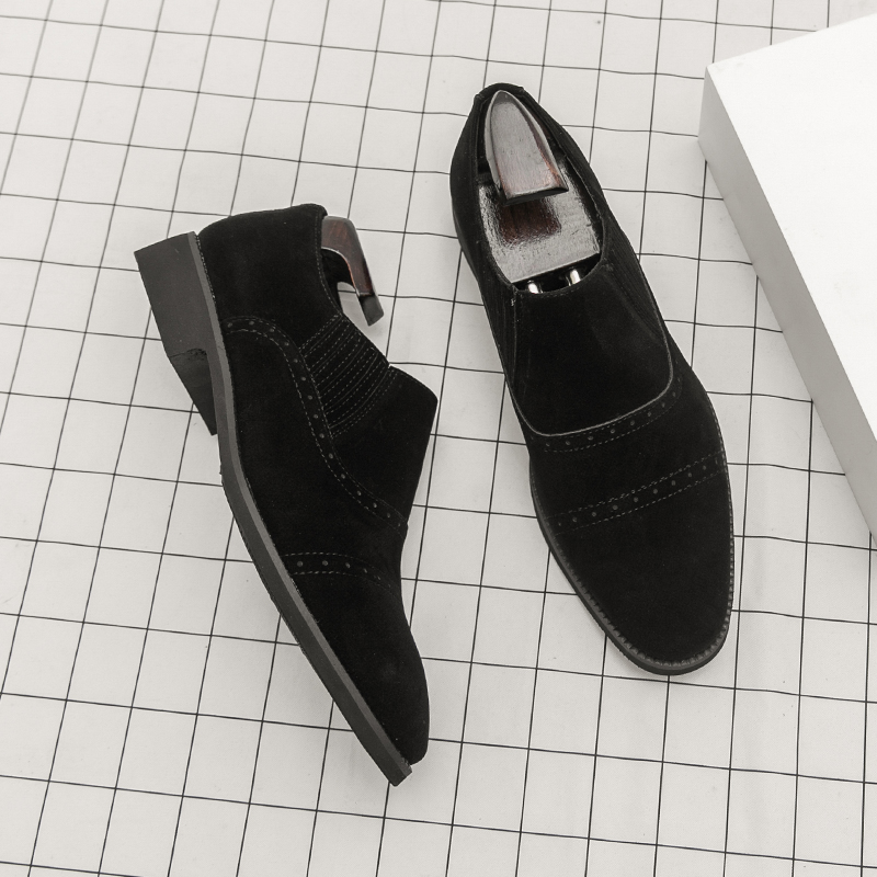 Retro Men Loafers Black Yellow - đánh giá và giá Formal Wear For Men Yellow