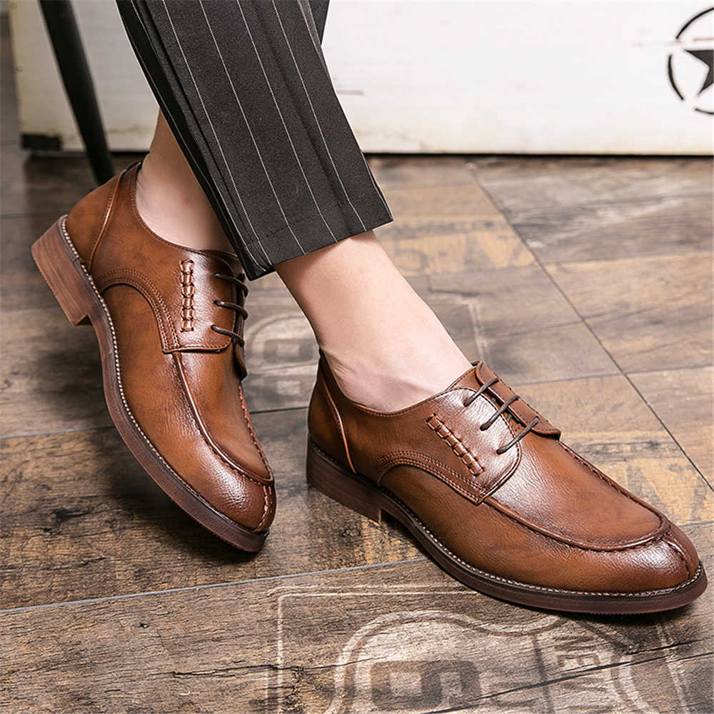 Elegant Non-slip Large Size Me - đánh giá và giá Men Formal Wear With Sneakers