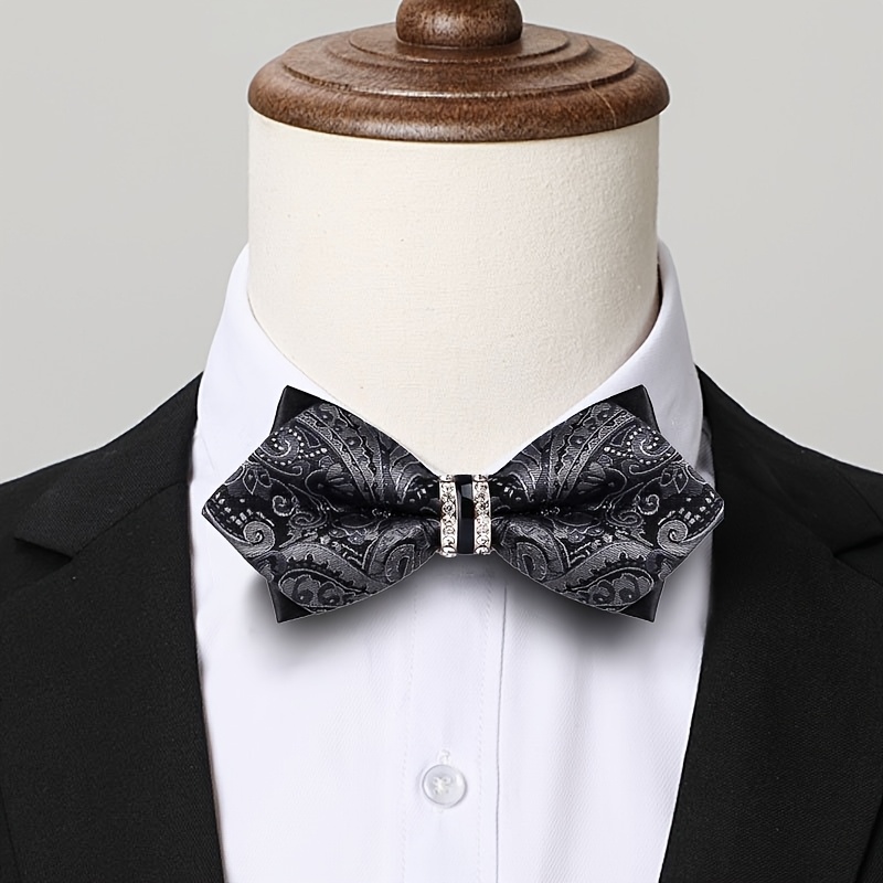 Men's Jacquard Satin Bow Tie w - đánh giá và giá Formal Wear For Men Yellow