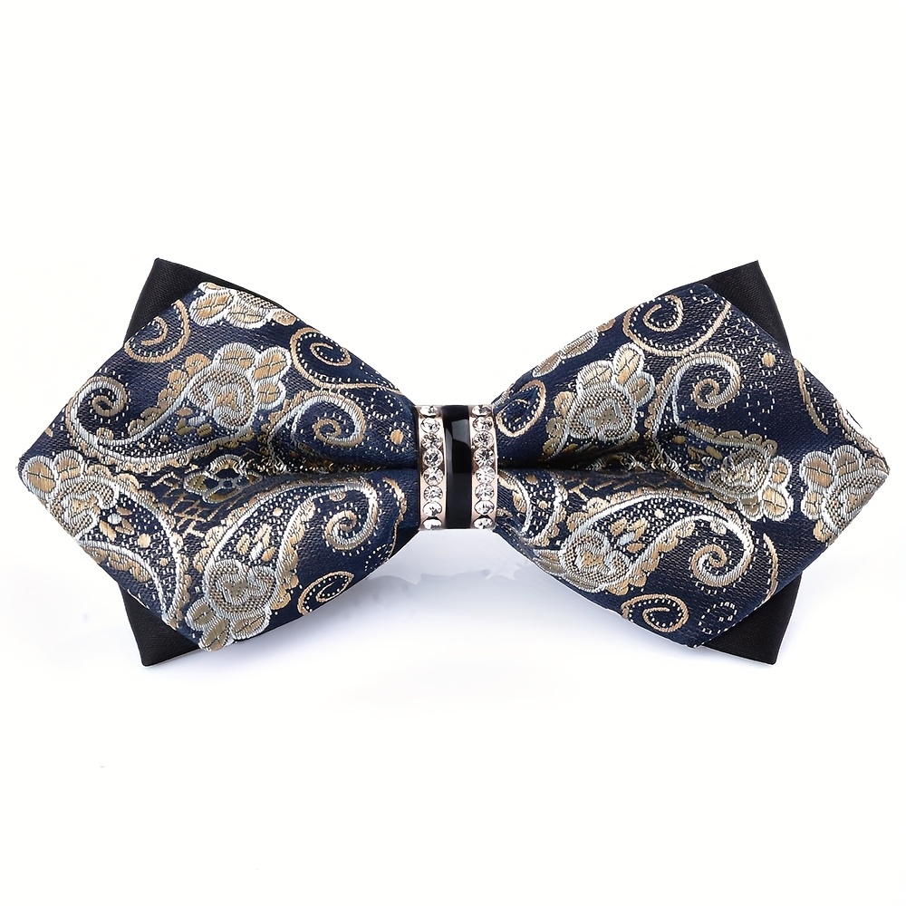 Men's Jacquard Satin Bow Tie w - đánh giá và giá Formal Wear For Men Yellow