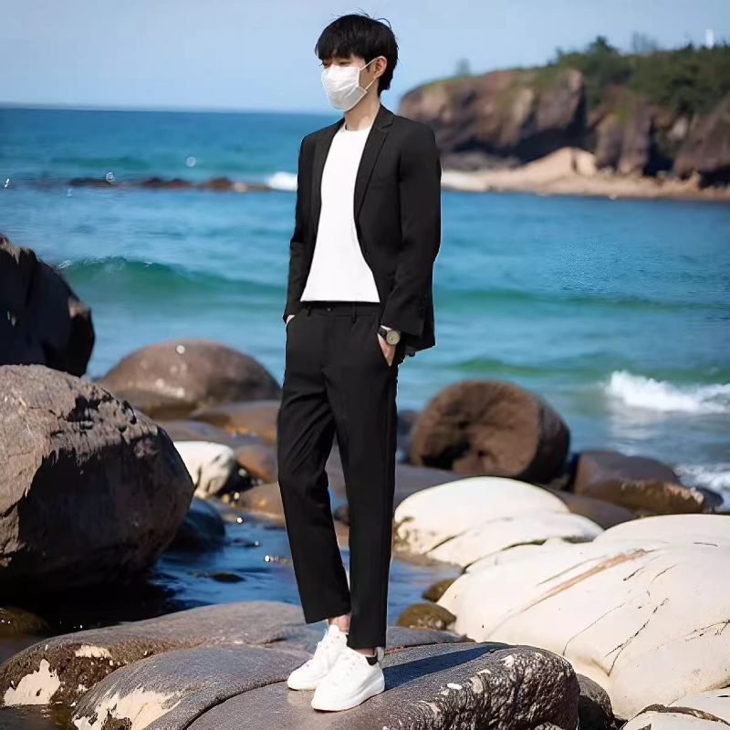 Men's Lightweight Summer Suit  - đánh giá và giá Korean Men Formal Wear