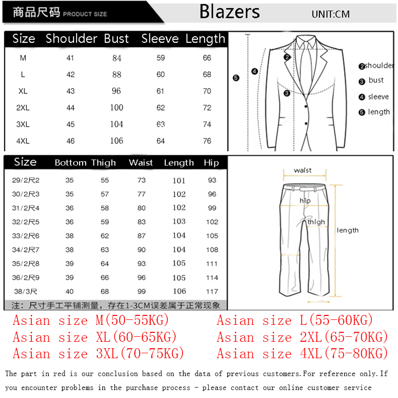 Wedding suit men Slim Fit Plai - đánh giá và giá Asian Men Formal Wear